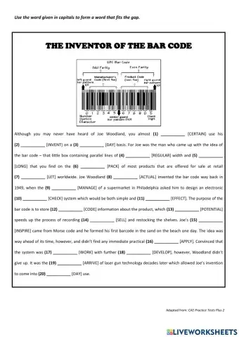 The Inventor of the Bar Code