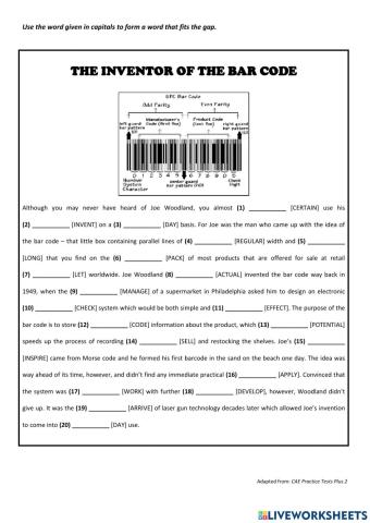 The Inventor of the Bar Code