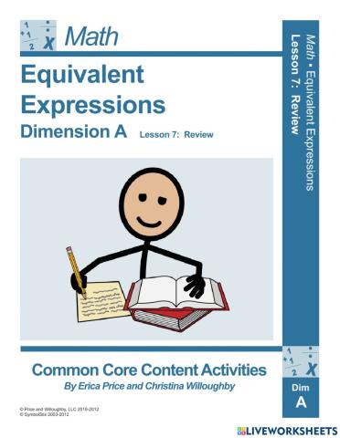 SES equivalent Expressions lesson 7