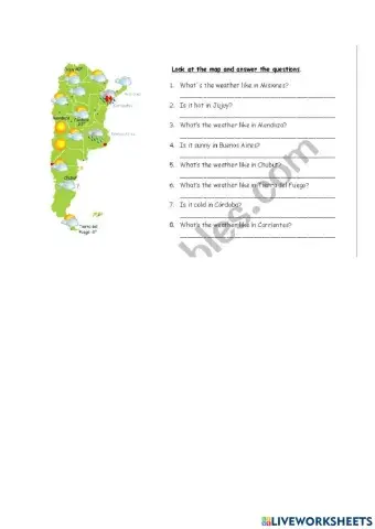 What's the weather like in Argentina?