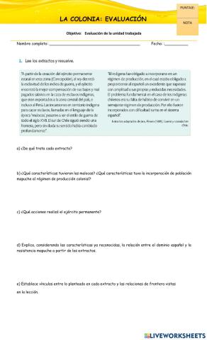 Mestizaje y comercio -