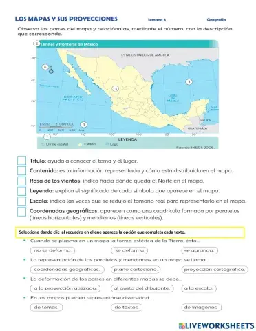 Los mapas y sus proyecciones