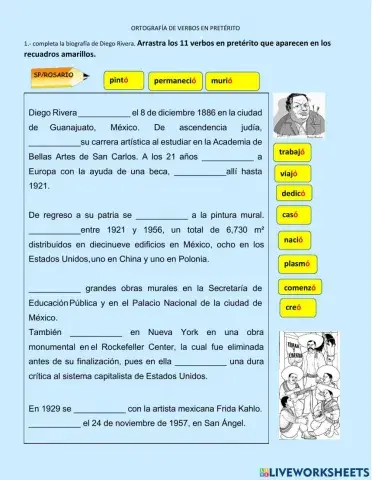 Ortografía de verbos en pretérito