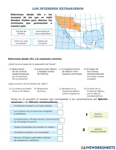 Los intereses extranjeros