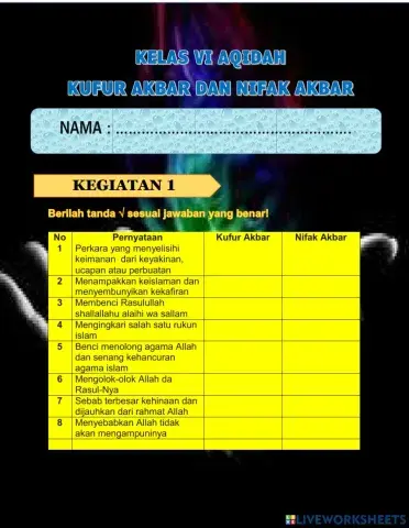 Aqidah 6 Pembelajaran 678