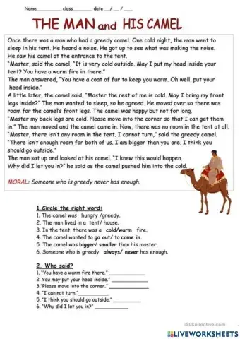 Reading Comprehension