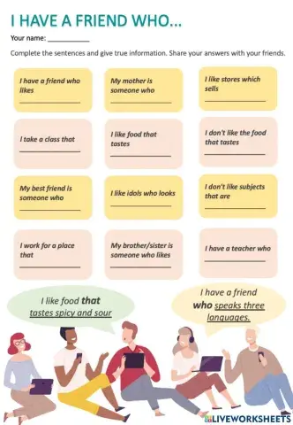 I have a friend who...