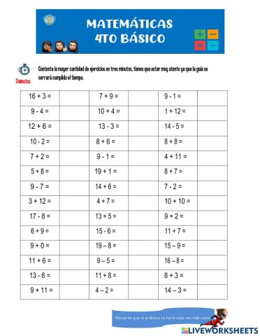 Guía Cálculo mental 9