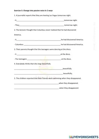 Impersonal Passive Voice (1)