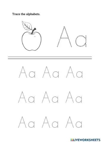 Tracing Alphabets