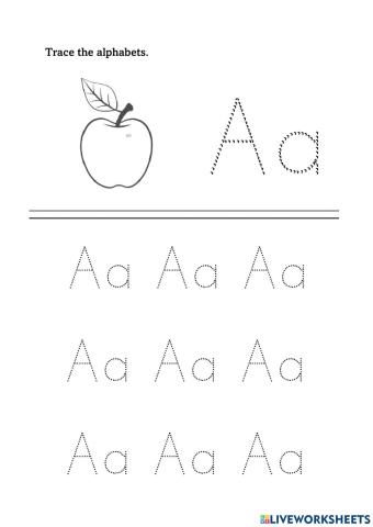 Tracing Alphabets