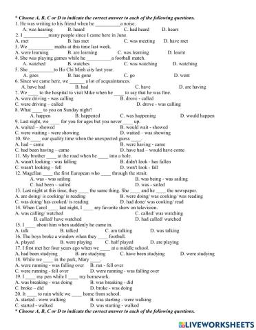 Unit 1: life stories - Grammar