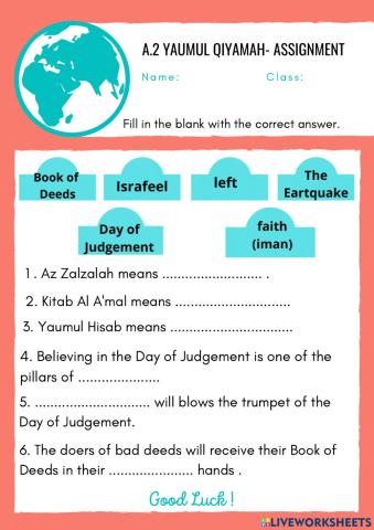 Yaumul Qiyamah (Day of Judgement)