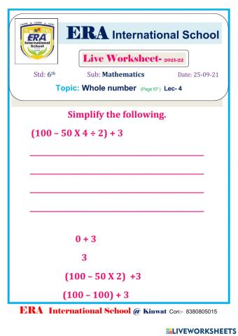 6th Math L-3  Patterns in whole numbers    Page no-56    LECT-4
