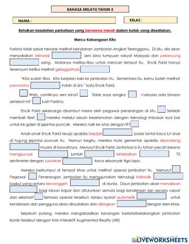 Mercu Kebangaan Kita