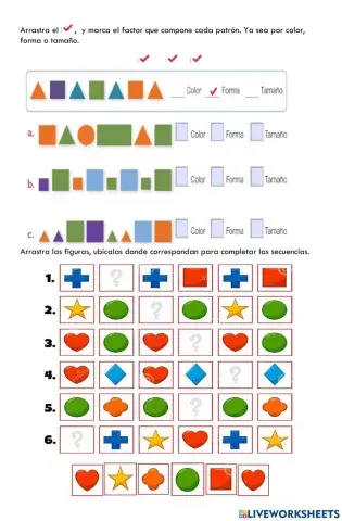 Patrones y secuencias