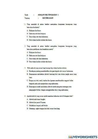 Pbd pjpk tingkatan 1-kecergasan