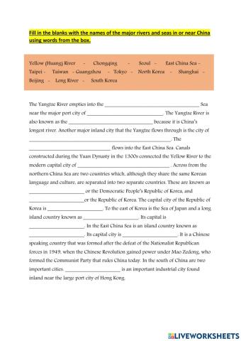 Geography of East Asia