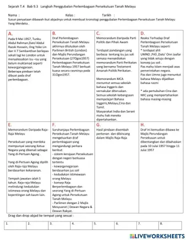 Sejarah T.4  Bab  9.3  Langkah Penggubalan Perlembagaan Persekutuan TanahMelayu Yang Merdeka