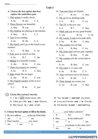 Unit 1-A group I belong to