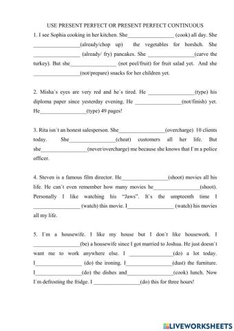Present Perfect vs Present Perfect Continuous