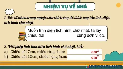 STN-Diện tích hình chữ nhật