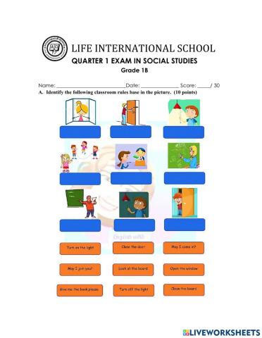 Following rules and Laws and being a good citizen