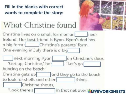 Super Mind 3 - Unit 3 - Story time - WHAT CHRISTINE FOUND