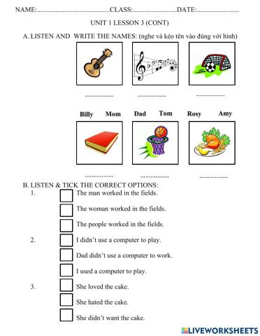 Unit1 lesson3 Family & Friends 5