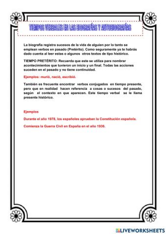 La Biografía y autobiografía