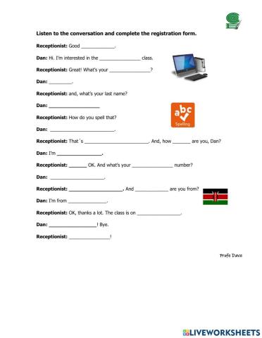 Personal information questions