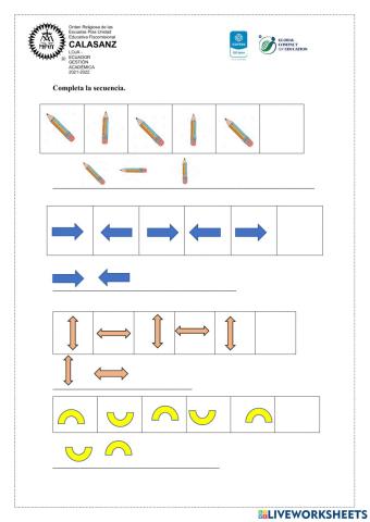 Secuencia según direcciones
