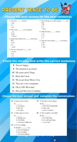 To be ( present simple)