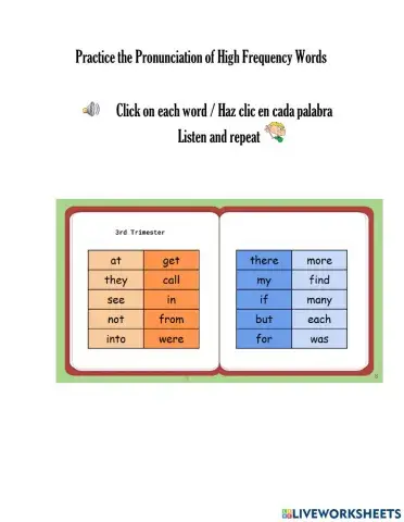 High Frequency Words