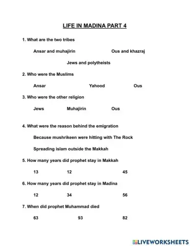 Life in Madina part 4