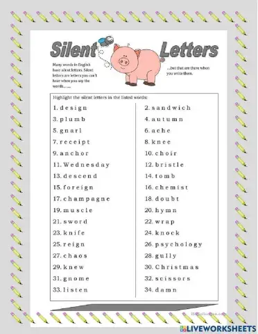 Silent letters