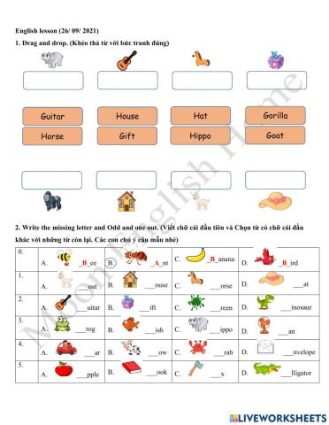 2609 Grade 2 Letter G+H