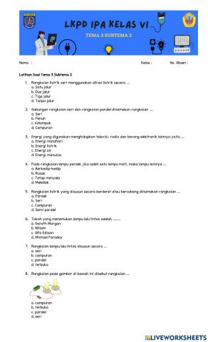 Ujang Toni - LKPD IPA TEma 3 SubTema 2