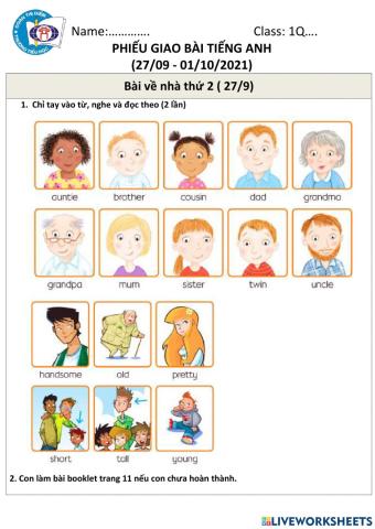 Bright Ideas 1 - Unit 2 Week 4 Sept