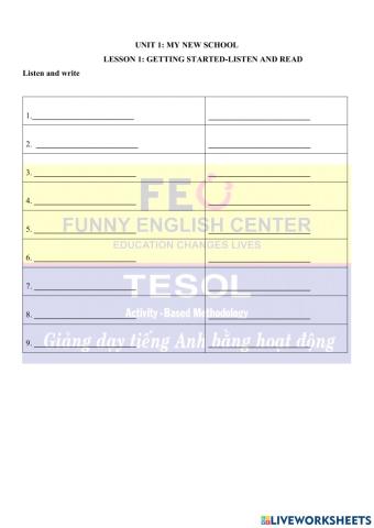 E.6-Unit 1-Getting Started-check Voca