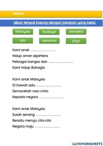 Lagu Kami Anak Malaysia