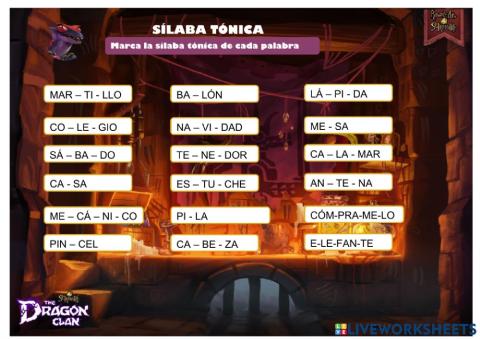 Lengua-t1-sílaba tónica