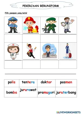 Pekerjaan beruniform