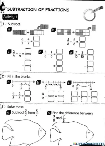 Subtraction Of Fraction