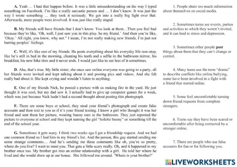 Negative network experiences