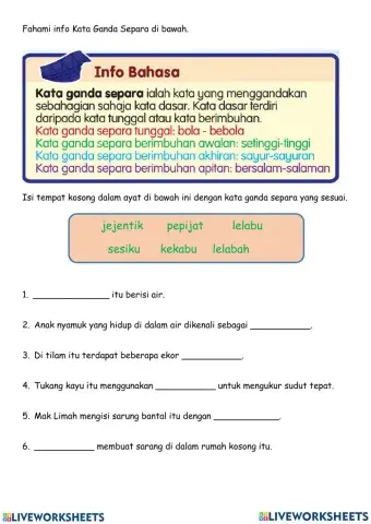 Kata Ganda Separa Tahun 2