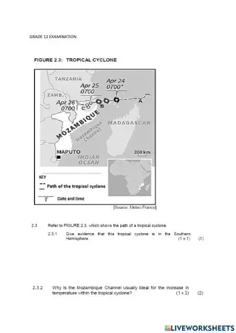 Geography paper 1 part 3
