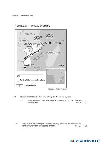 Geography paper 1 part 3