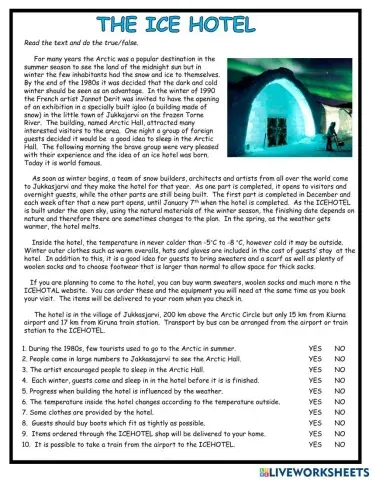 Ice Hotel PET Reader