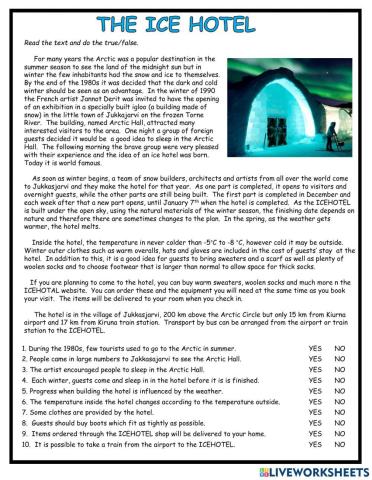 Ice Hotel PET Reader